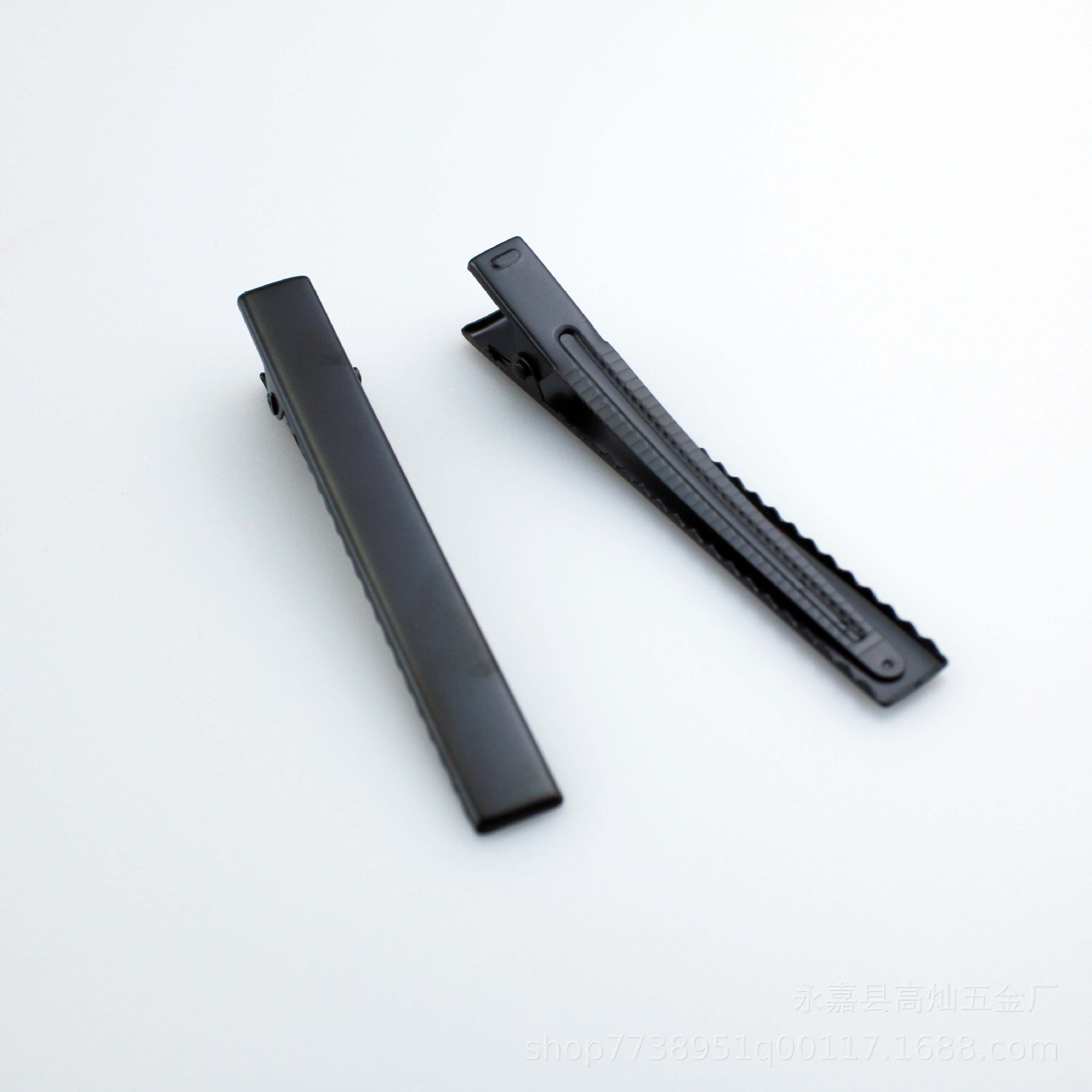 Thickened square clip hairpin bow clip duckbill clip bangs clip hair accessories handmade diy headdress material