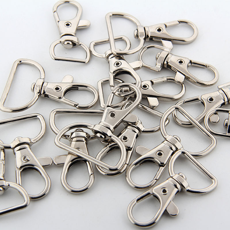 Zinc Alloy Fish Buckle Live Buckle Hanging Key Chain Lobster Buckle Dog Buckle Bookbag Buckle Opening Buckle Certificate Hook Buckle