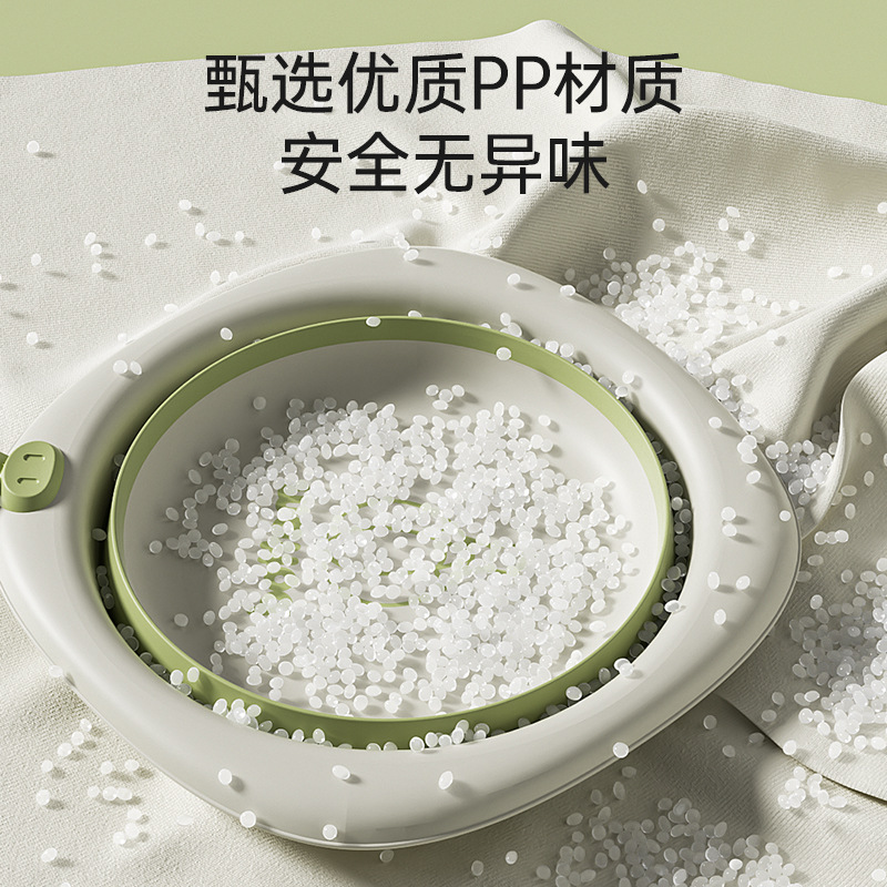 Baby Washbasin Baby Special Washbasin Folding Basin Newborn Baby Children Small Basin Foldable Maternal and Infant Supplies