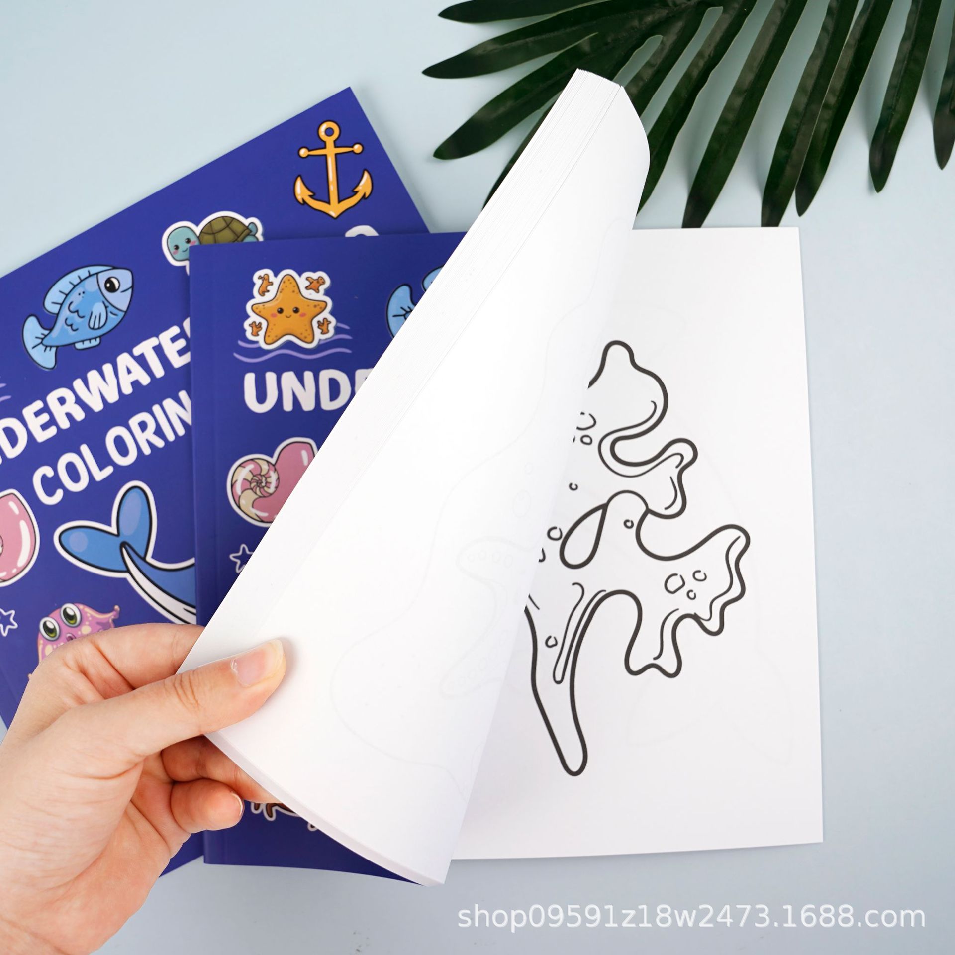 Customized children's coloring book picture book children's art painting book hand-made painting coloring book thickened graffiti book