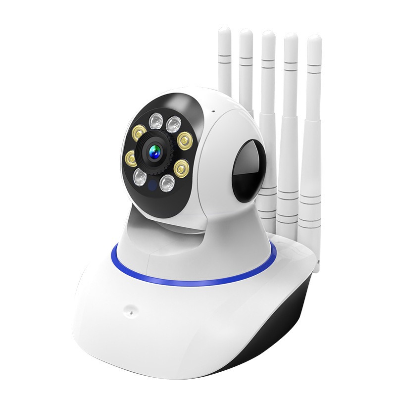 Беспроводная камера с Wi-Fi, 360° поворотный монитор для домашней безопасности