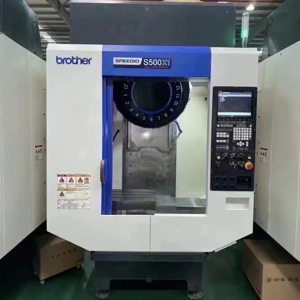 Second-Hand Processing Center Factory Sells Japanese Brother Brother S500X1 Drilling and Tapping Center Cnc Machine