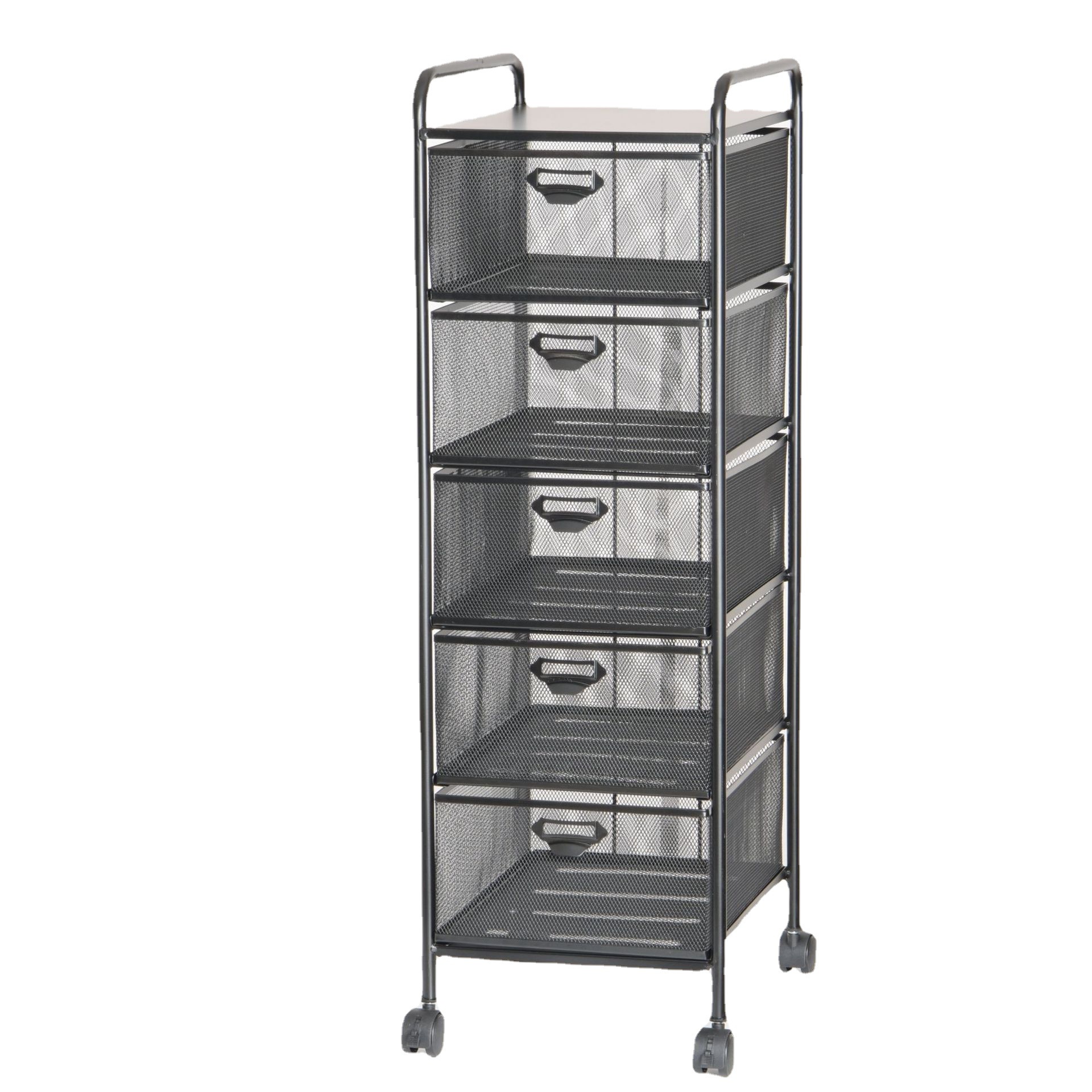 Factory Custom-Made Steel Storage Large-Capacity Multi-Functional Detachable A3 Trolley Storage Rack Metal A4