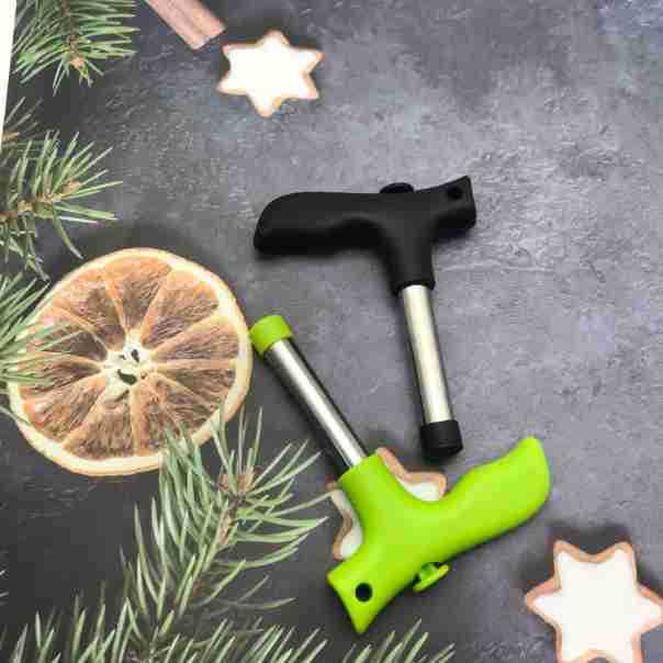 Factory wholesale in stock coconut opener stainless steel coconut shell opener coconut tools household manual coconut green hole opener