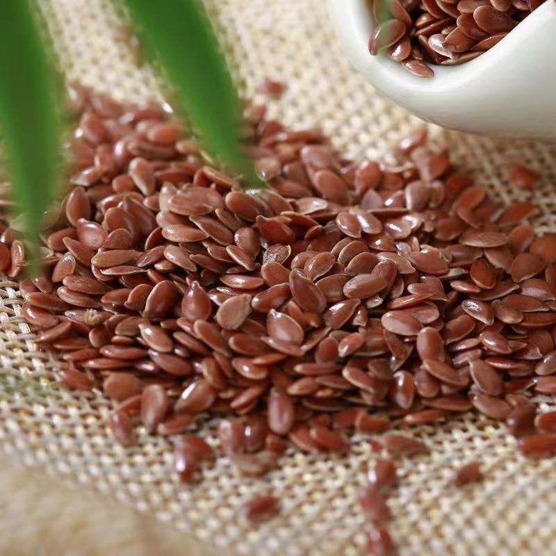 Inner Mongolia brown brown flaxseed wholesale authentic gold flaxseed cooked flaxseed flaxseed genuine goods