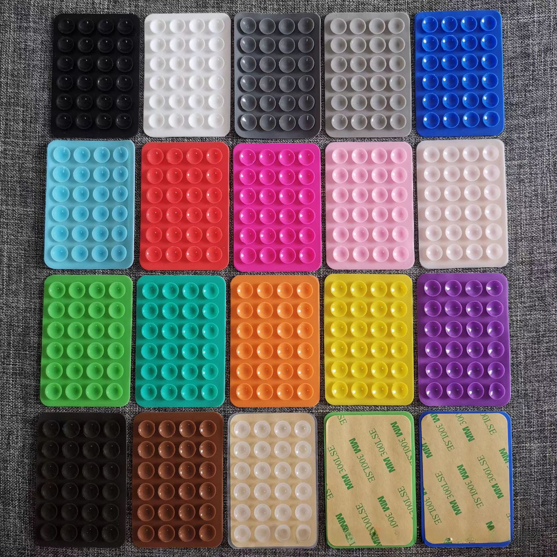 Silicone Suction Cup 24 Square Mobile Phone Suction Cup Mobile Phone Tablet Holder Holder Mobile Phone Sticker