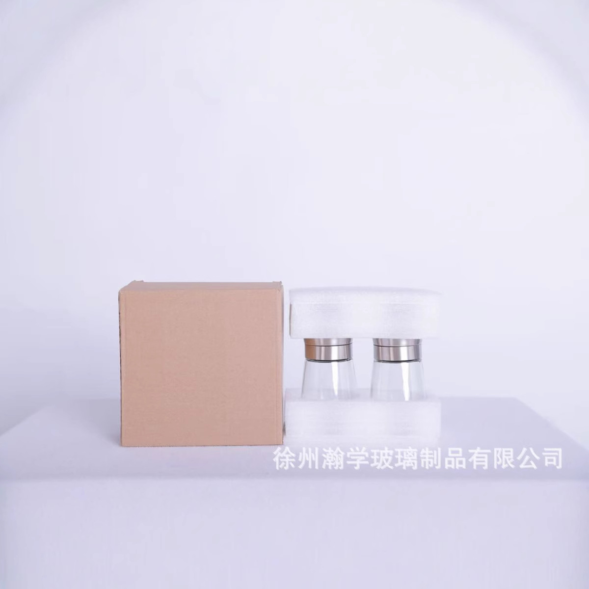 Ручная стеклянная мельница для перца и морской соли из нержавеющей стали