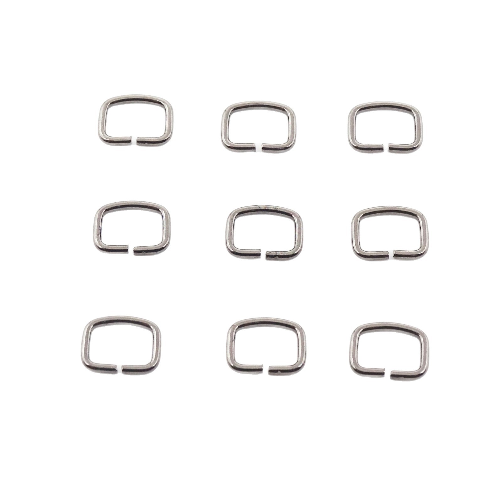 in stock Metal D Buckle Mobile Phone Lanyard Opening D-shaped Buckle Hardware Accessories DIY Keychain D-shaped Ring Buckle Luggage Accessories