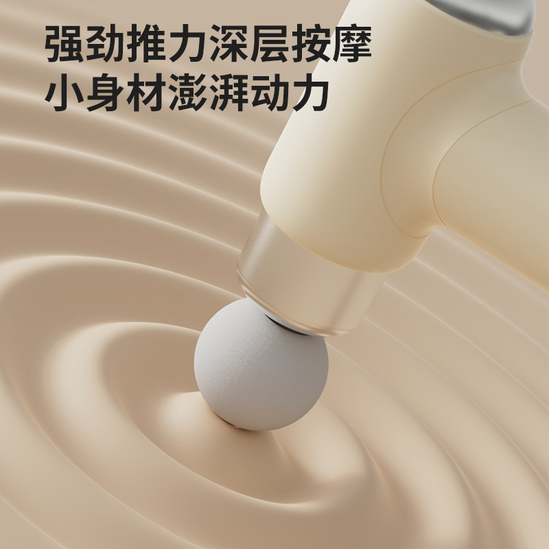 Fascia Gun Muscle Relaxation Massager Instrument Mini Muscle Membrane Gun Neck Membrane Gun for Men and Women Electric Silent Mini Portable