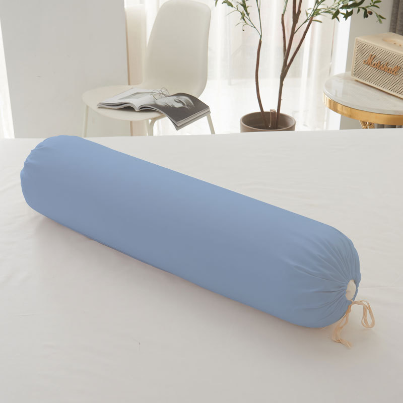 Solid Color Long Pillowcase Long Pillowcase Round Pillowcase Single Solid Color Cylindrical Pillowcase Cross-Border Dropshipping