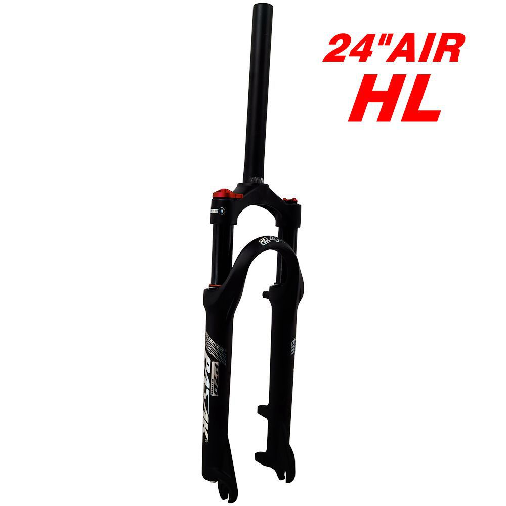 Bicycle Front Fork 20inch 24inch Mountain Air Fork Aluminum Alloy Disc Brake 100mm Quick Release Shoulder Wire Control Locking Shock Absorber