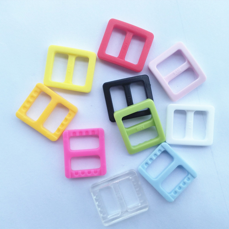 10mm Japanese buckle Japanese buckle three-gear buckle adjustable buckle 1cm plastic buckle ribbon buckle strap buckle