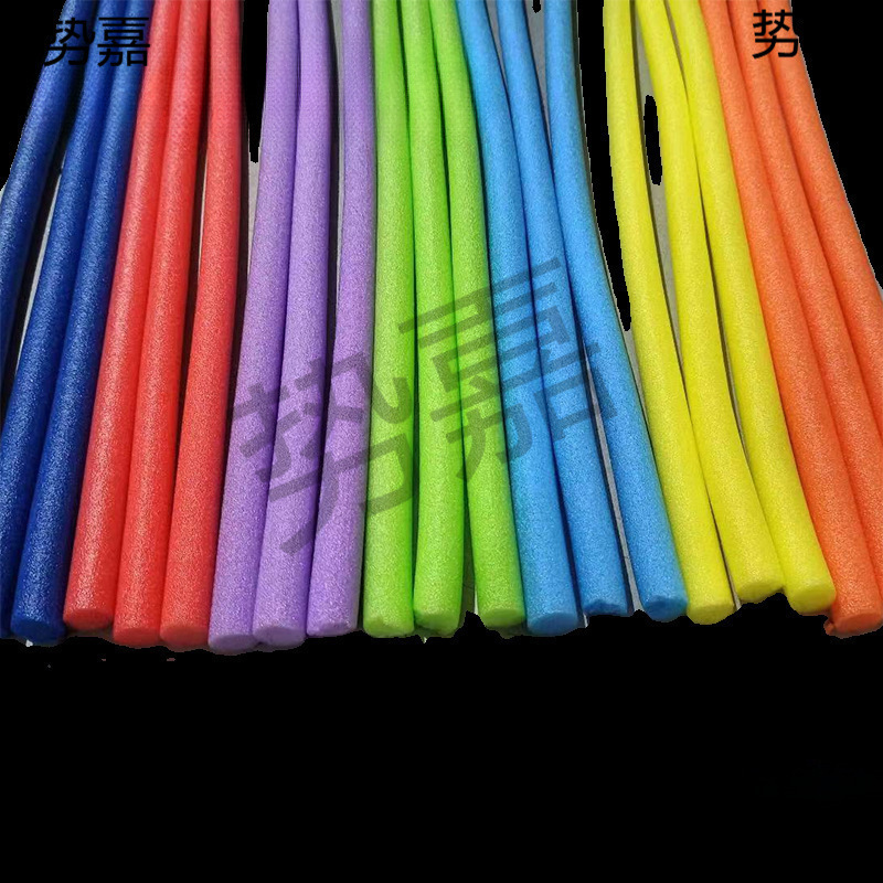 Colorful Pearl Cotton Tube Solid Foam Strip Cotton Filled Swimming Floating Kindergarten Handmade Stick Wedding Decoration