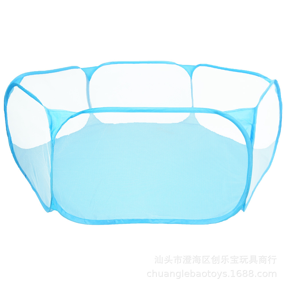 Children's tent ocean ball pool animal pet fence hexagonal wave pool cross-border toy folding tent