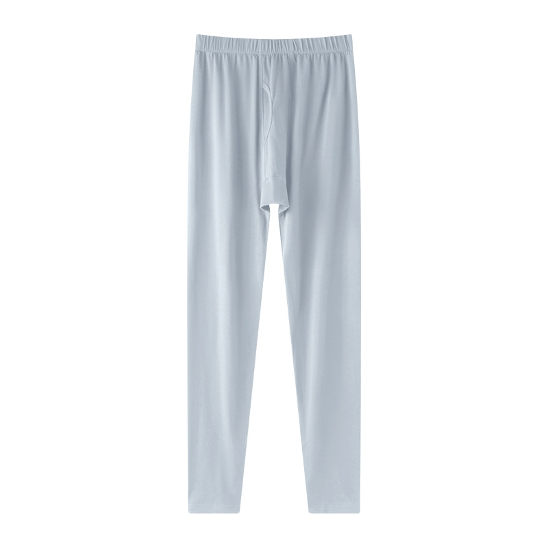 New Men's Pure Cotton Autumn Pants, Base Layer Pants, Tight-Fitting Pants, Warm Pants, Spring, Autumn and Winter Pajamas, Comfortable