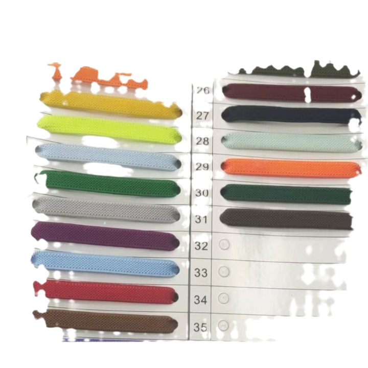 Wholesale 0.8cm Flat Elastic Shoelaces for Men, Women, and Children, In-Stock Supply for Comfortable Elastic Sneakers