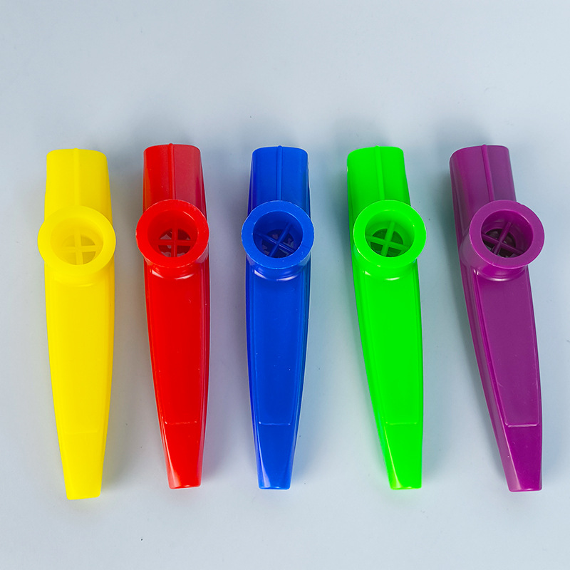 Plastic Flute Card Wholesale Orff Teaching Aids Kidsren's Percussion Instruments Kindergarten Teaching Aids Plastic Kazoo
