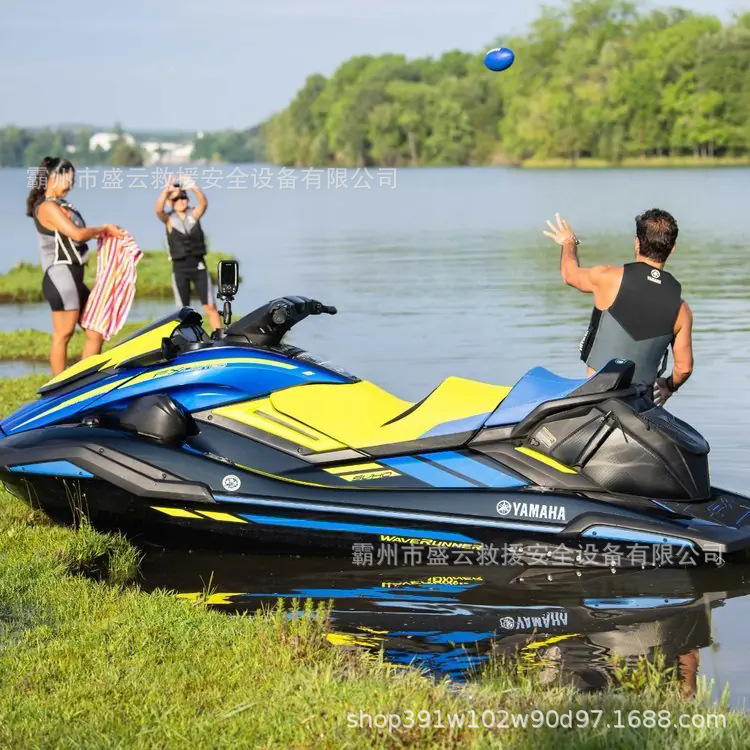 Water Turbocharged Motorboat Competitive Surfing Water High-Speed Speedboat High-Power Emergency Rescue Boat