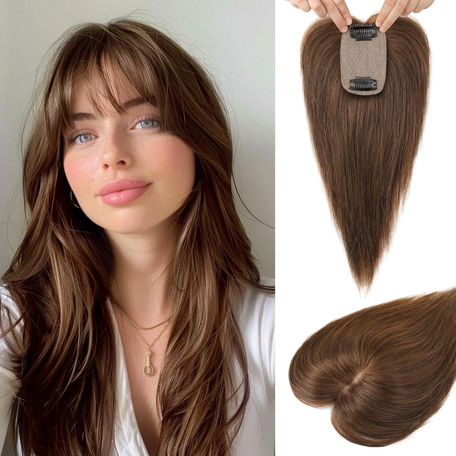 European and American Women's Wigs Human Hair Export Wigs Real Hair Replacement Hair Pieces to Cover Sparse Hair Wigs