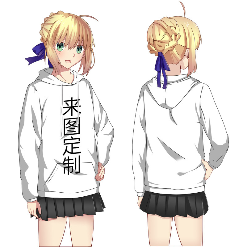 Dressing doll fall in love Xi duochuan Haimeng two-dimensional peripheral hooded autumn and winter fashion sweater coat