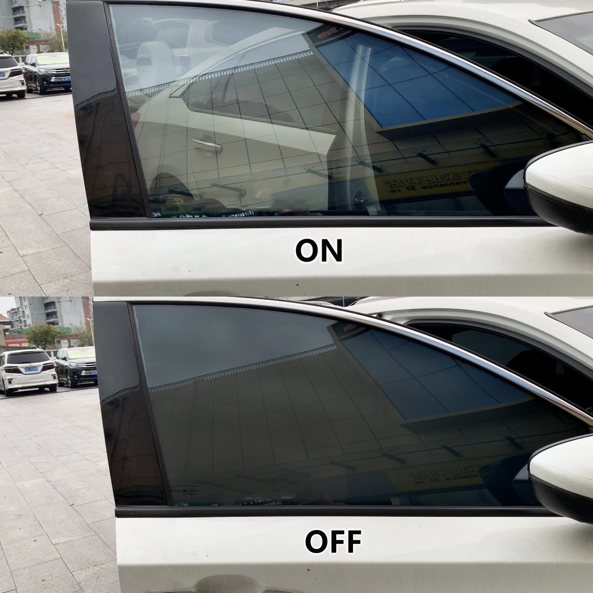Automotive Dry-Adhesive Electrochromic Switchable Smart Pdlc Window Tint Film Intelligent Electro-Controlled Film