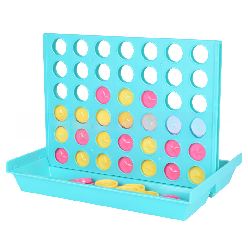 3-6 Years Old Stereo Quad Chess Double Toy Chess Bingo Board Game Four Chess Children's Educational Toy Chess