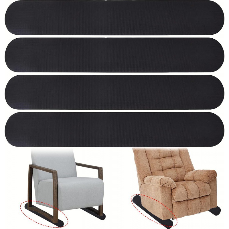 4 штуки нескользящих мебельных подушек для кресел, защитные накладки для пола