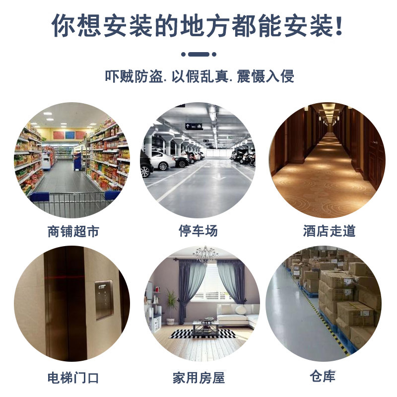 Large simulation camera with light simulation monitor fake camera fake monitor fake camera