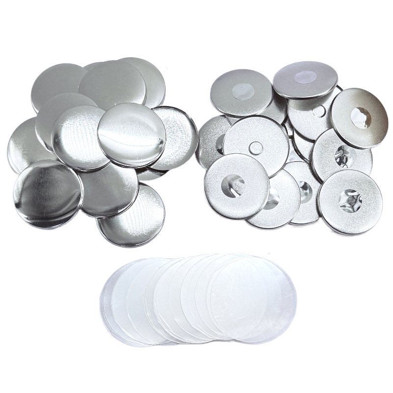 Round Refrigerator Magnet Materials DIY Blank Supplies Bar Accessories Metal Badge Machine Magnetic Creative