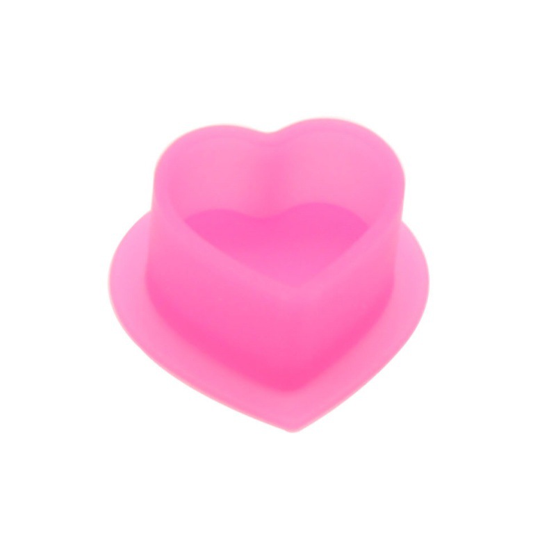 Tattoo silicone color cup does not hurt the needle thickened soft paint cup new heart-shaped color base tattoo cup