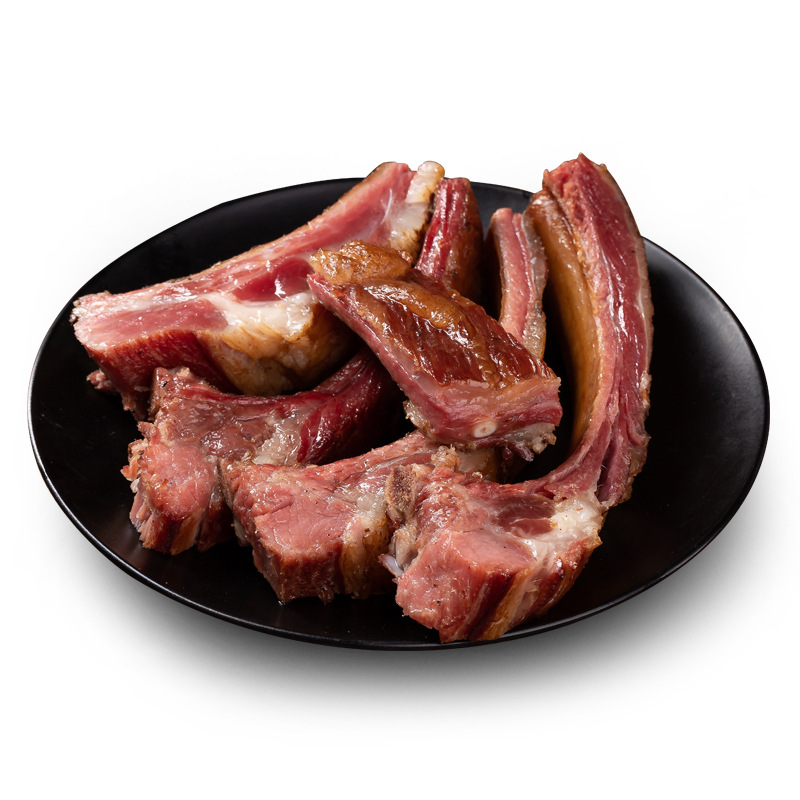 Guizhou specialty farm firewood smoked pork ribs bacon non-Hunan bacon bacon 500g a generation of hair