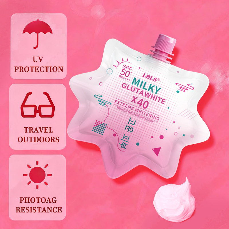 Cross-Border Lbls Protective Milk Spf50 (Pink Sun) Anti-Uv Moisturizing Refreshing Sunscreen Wholesale