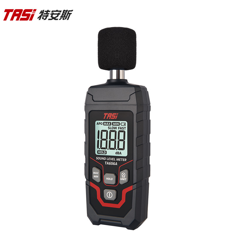 TEANS TASI Decibel Tester TA656A Noise Meter Home Volume Sound Detector Noise Meter