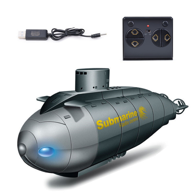 Cross-border mini wireless remote control submarine six-channel remote control boat rechargeable male electric remote control toy boat model