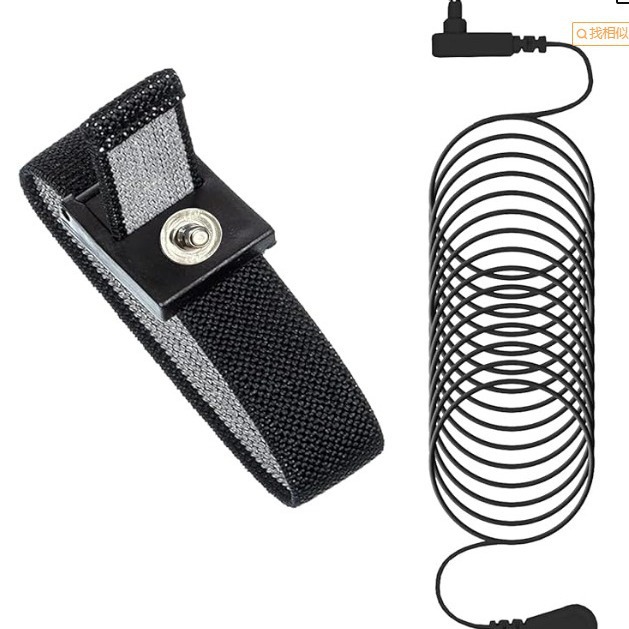 Anti-static grounding wire static medical equipment grounding buckle anti-static bracelet Amazon hot selling white grounding buckle