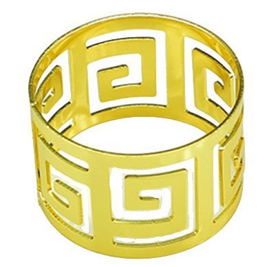 Home Hotel Table Decorations Wholesale and Retail Boutique Gold Napkin Rings Holiday Napkin Buckles