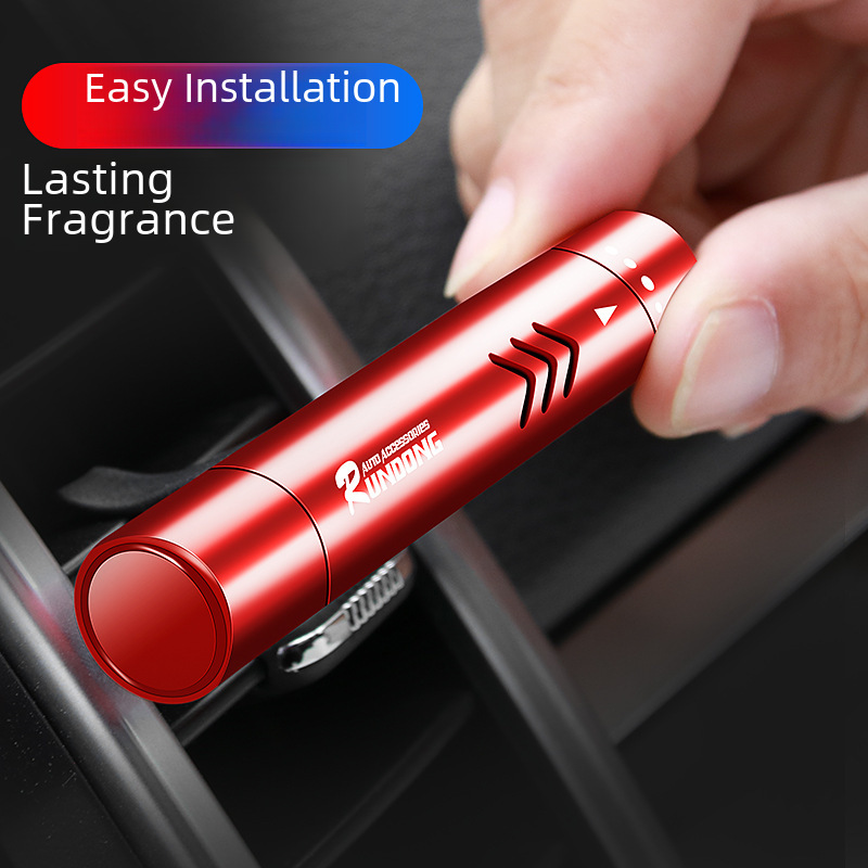 Car perfume car air conditioning air outlet clip car aromatherapy car solid Cologne essential oil odor removal R-1526