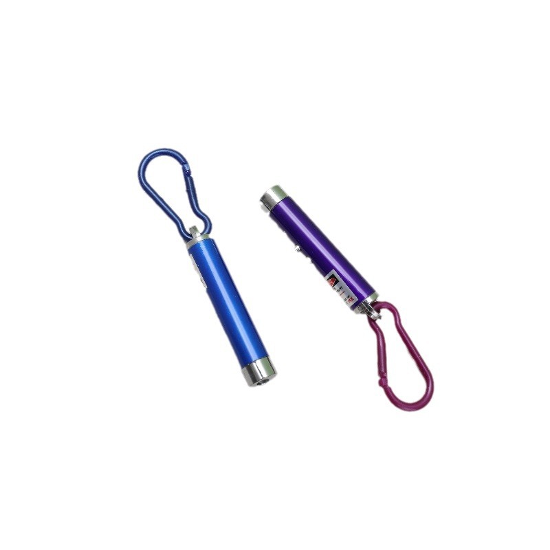 Laser pointer banknote checking flashlight three-in-one infrared cat stick sales office driving school long-range pointer keychain