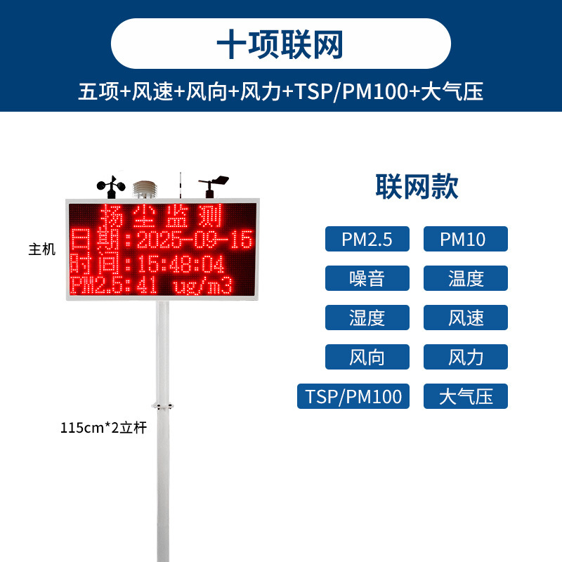 Dust Noise Online Monitoring System Environmental Monitoring Environmental Monitor Dust Monitoring System