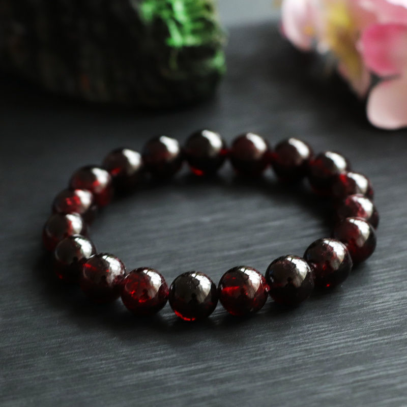 Yuyu natural garnet bracelet 9MM color treasure Brazil crystal bracelet factory wholesale CB4030906