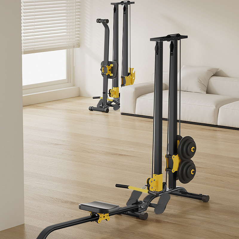 High Pull-Up Frame Fitness Equipment for Fat-Burning Exercise, Dumbbell Multi-Functional All-In-One Comprehensive Trainer, Pull-Back Rowing Machine