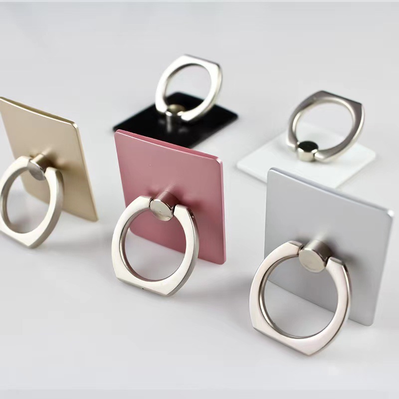 Creative square mobile phone ring buckle square mobile phone bracket ring buckle bracket mobile phone bracket gift printed LOGO