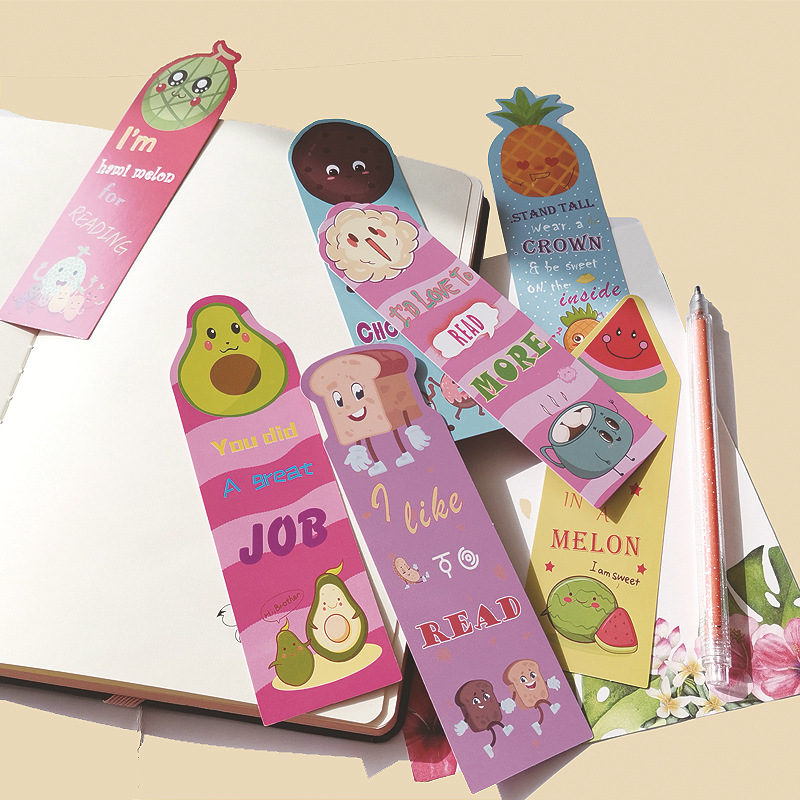 Cross-Border E-Commerce Scented Bookmarks, Special-Shaped Patterns, Children's Exchange Gift Bookmarks, Paper Scented Bookmarks in Stock