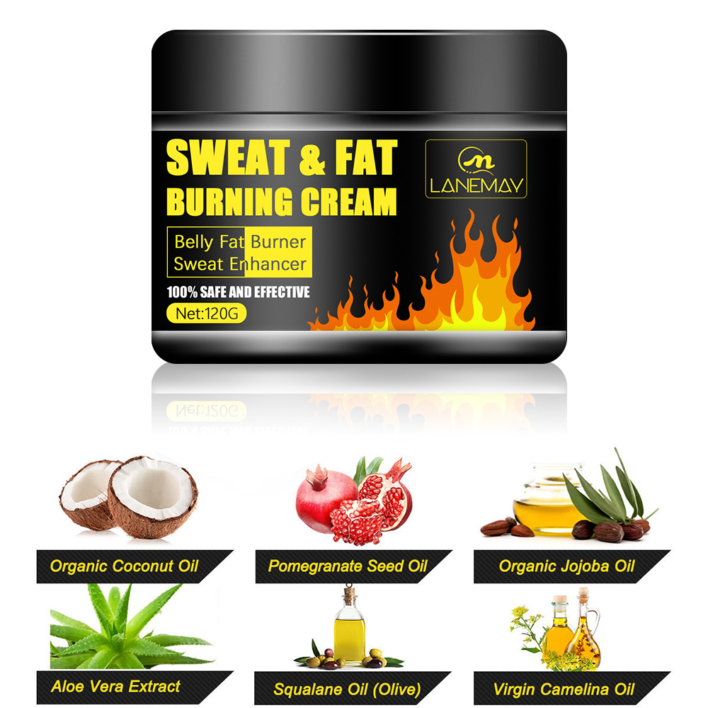 Cross-border Slimming cream for men and women Hemp Slimming Hot Gel fever fitness abdominal muscle bodybuilding cream massage cream