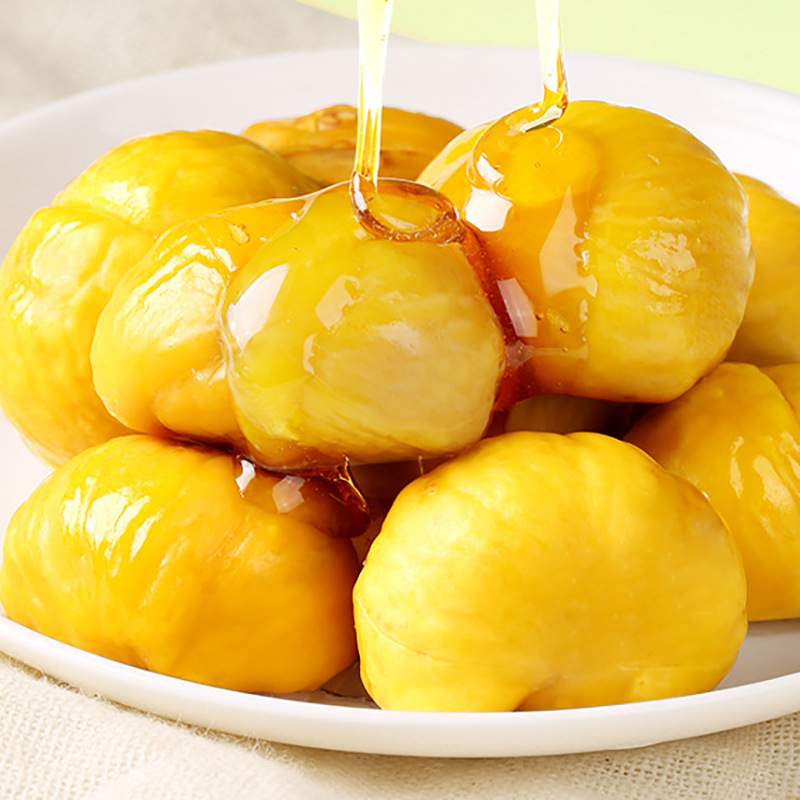 Herbal Chestnut Kernel 40g Box Size 110 Packaging Nut Snacks Cooked Chestnut Kernel Leisure Office New Product