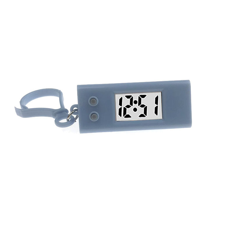Portable Small Keychain Watch Digital Mute Student Examination Learning Electronic Clock Mini Small Pendant Electronic Pendant