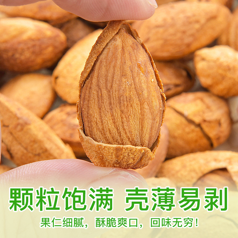 New Thin-Shell Almonds Wholesaler Large Almonds Almonds Creamy Dried Fruit Nuts Snacks Manufacturer