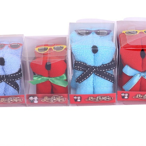 Creative gifts wedding towel return gift modeling Puppy cake towel gift wedding festival company activities