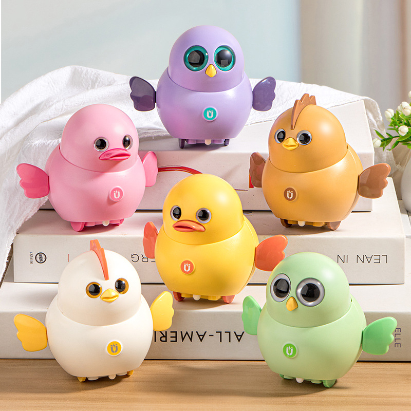 Качающееся магнитное следующее утенок, практика поднятия головы, электрическое обучение ползанию, игрушка для детей