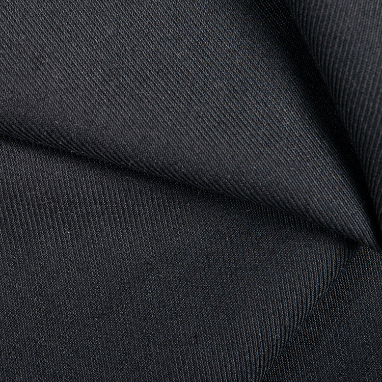 Encrypted satin back twill Serge 480g coarse twill TR business frock padded suit fabric wholesale